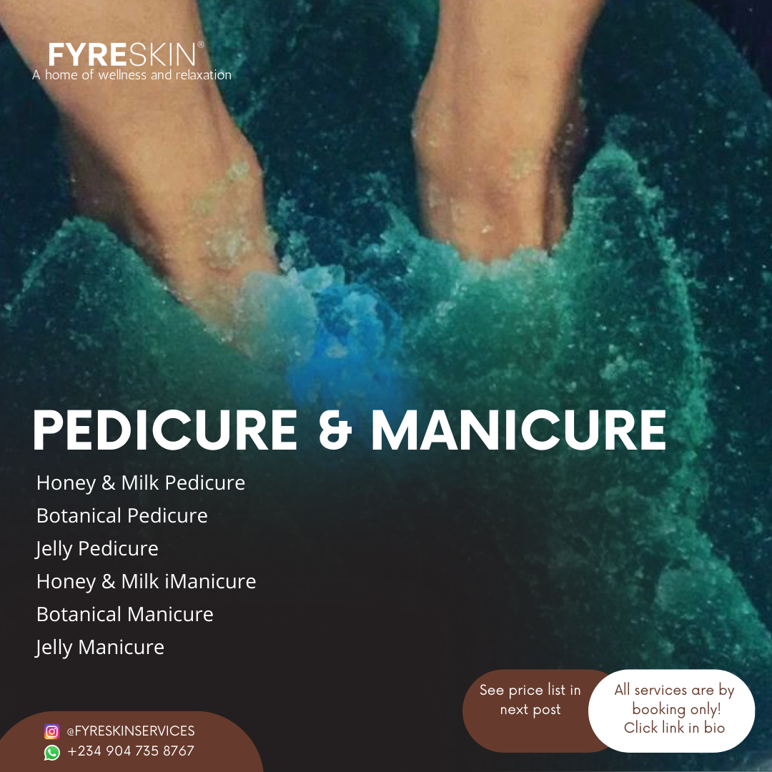 Jelly pedicure - fyre wellness by fyre skin