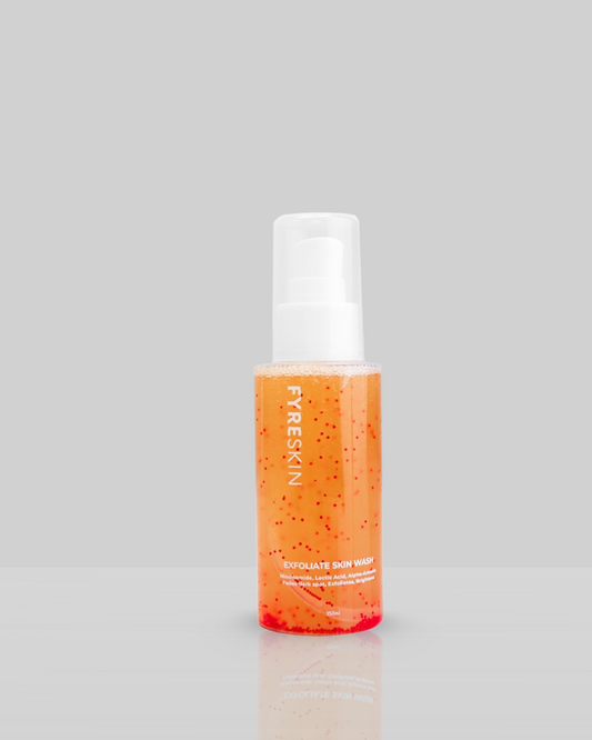 fyre skin Exfoliate skin face wash 